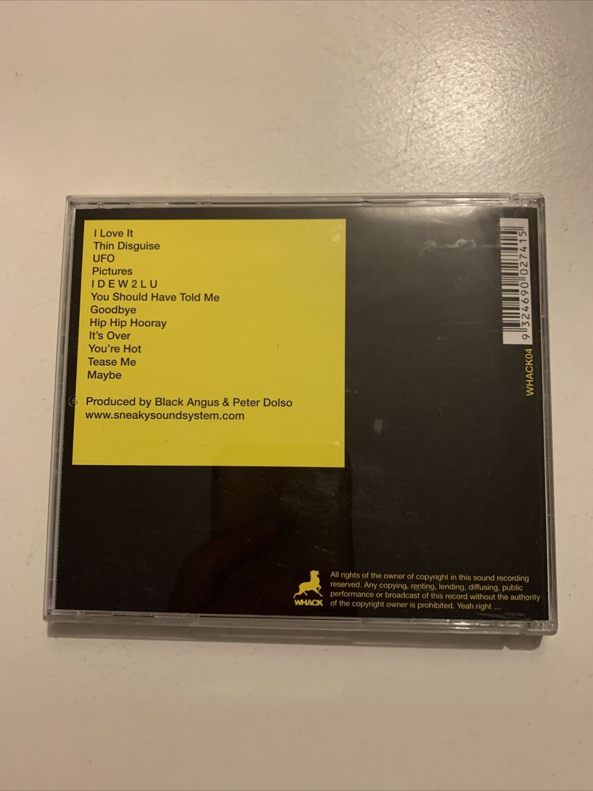 Sneaky Sound System - Limited Edition (CD, 2006) Whack Australia