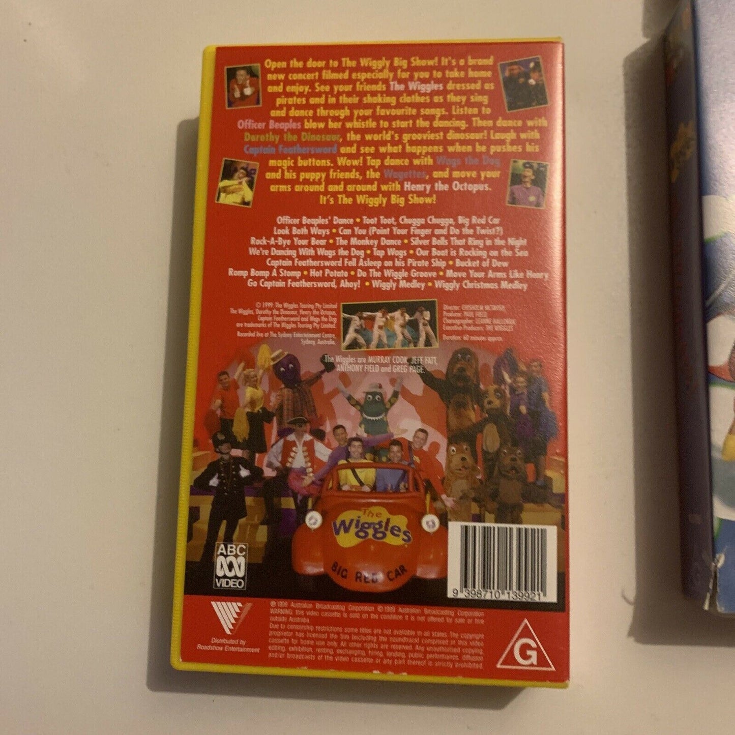 3x The Wiggles PAL VHS: Yummy Yummy / Wiggledance! / The Wiggly Big Show