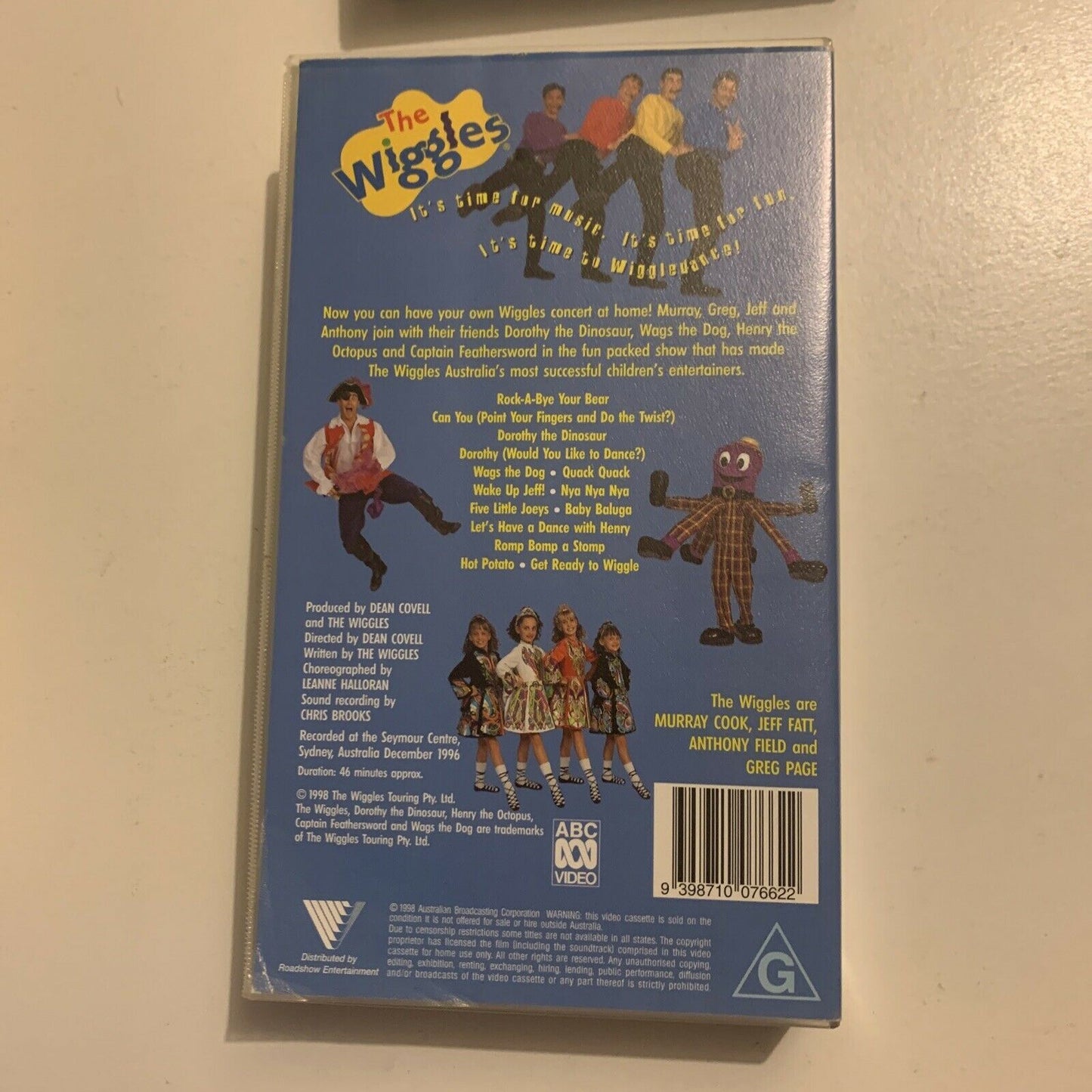 3x The Wiggles PAL VHS: Yummy Yummy / Wiggledance! / The Wiggly Big Show