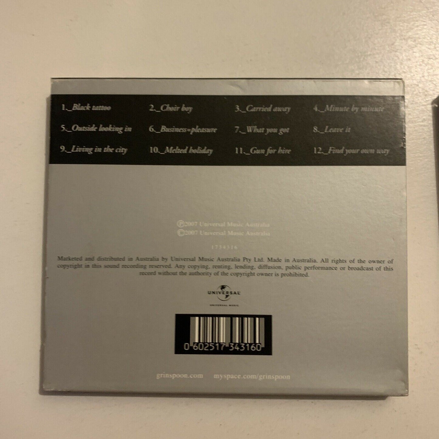 Grinspoon - Alibis & Other Lies (CD, 2007)
