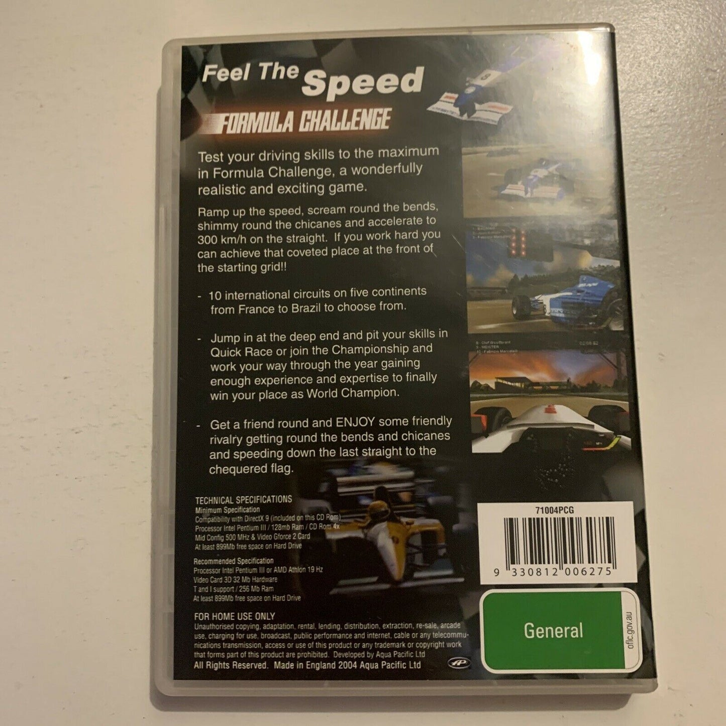 Formula Challenge - PC CDROM