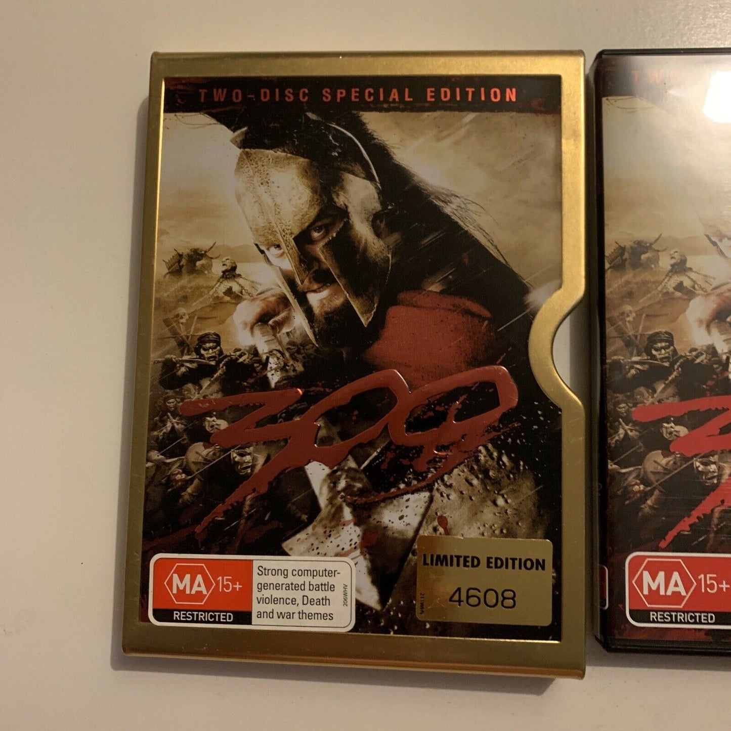 300 - 2-Disc Special Limited Steelbook Edition (DVD, 2007) Region 4