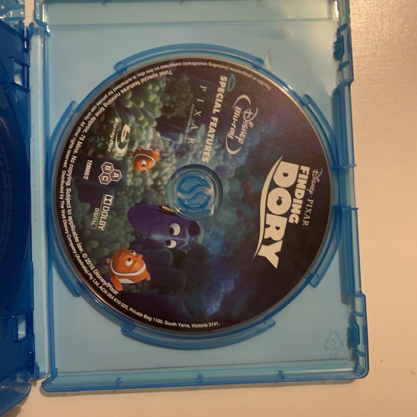 Finding Dory (Blu-ray, 2016, 2-Disc) Disney Pixar Animation Film. All Regions
