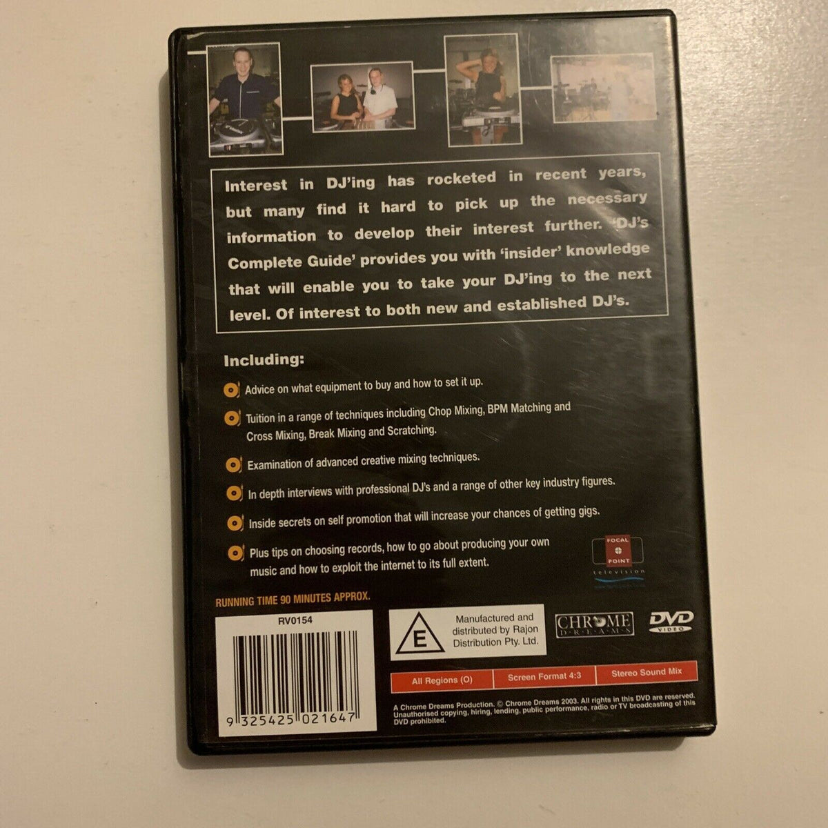 DJ's Complete Guide - All You Need To Know About DJ"Ing (DVD, 2004) All Regions
