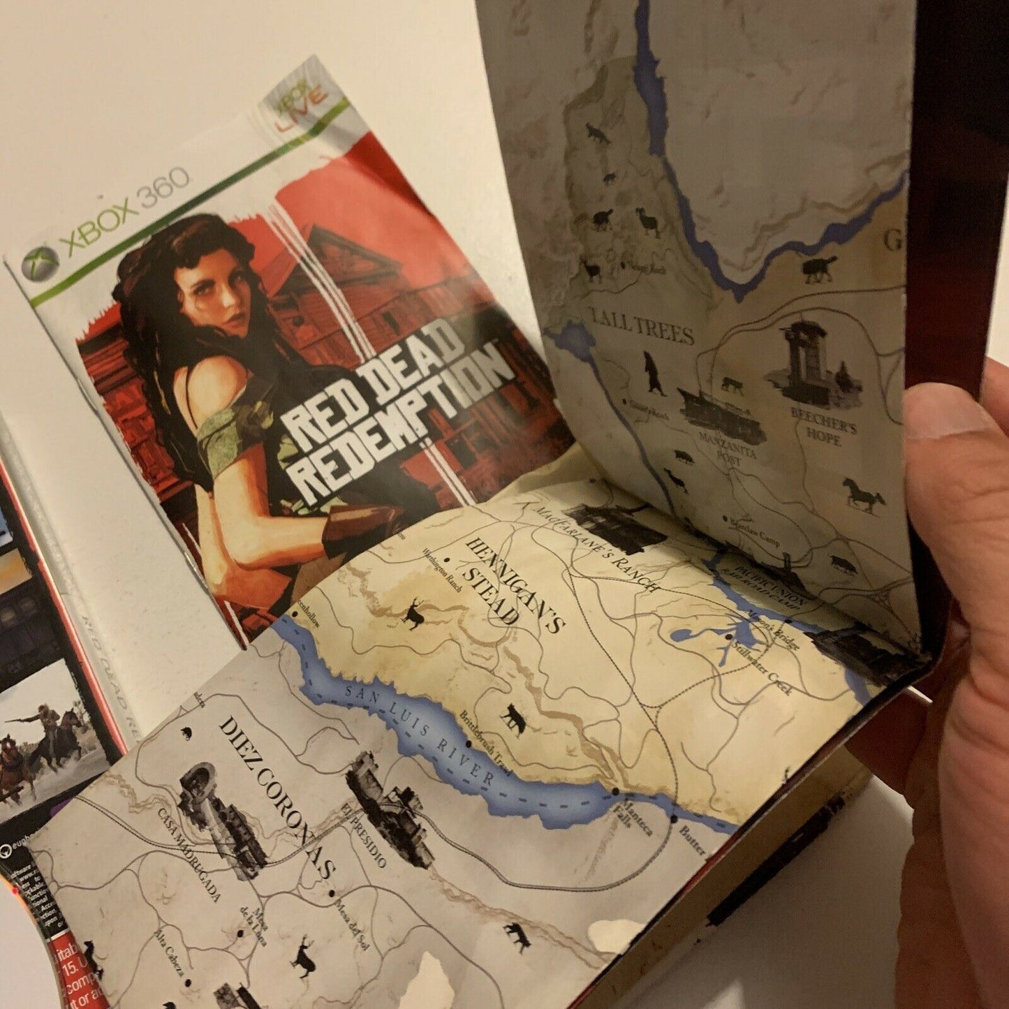 Red Dead Redemption - Microsoft XBOX 360 PAL Game With Manual And Map