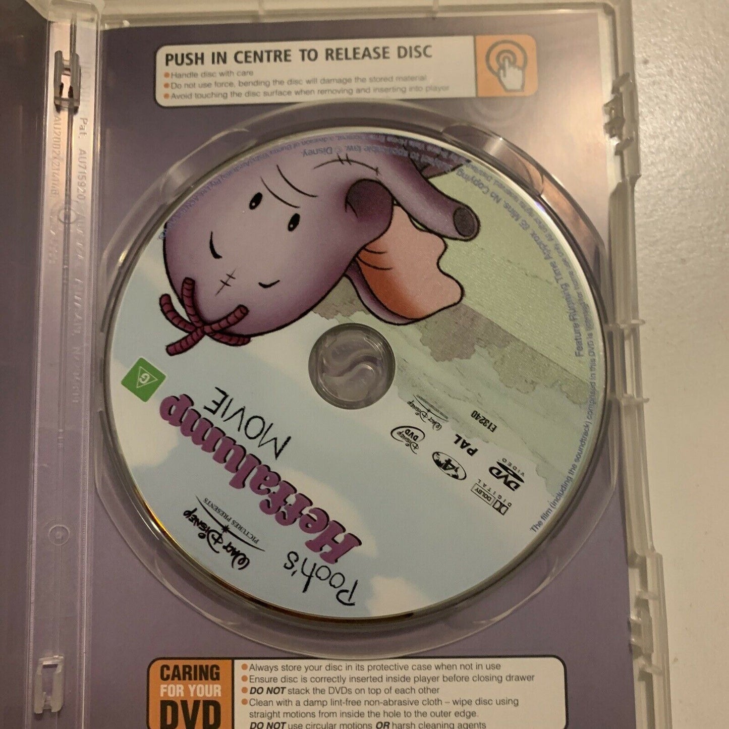 Pooh's Heffalump Movie (DVD, 2005) Disney Animated Film. Region 4