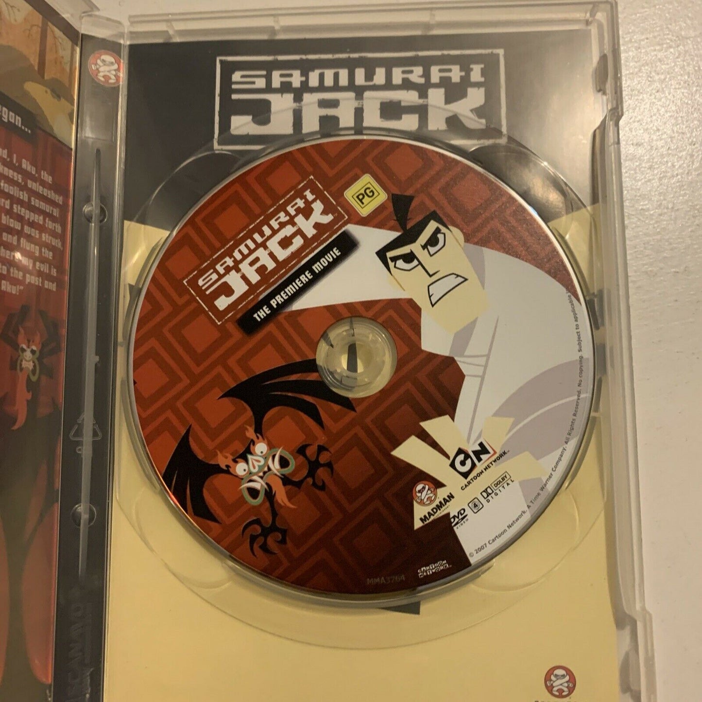 Samurai Jack - The Premiere Movie (DVD, 2001) Region 4