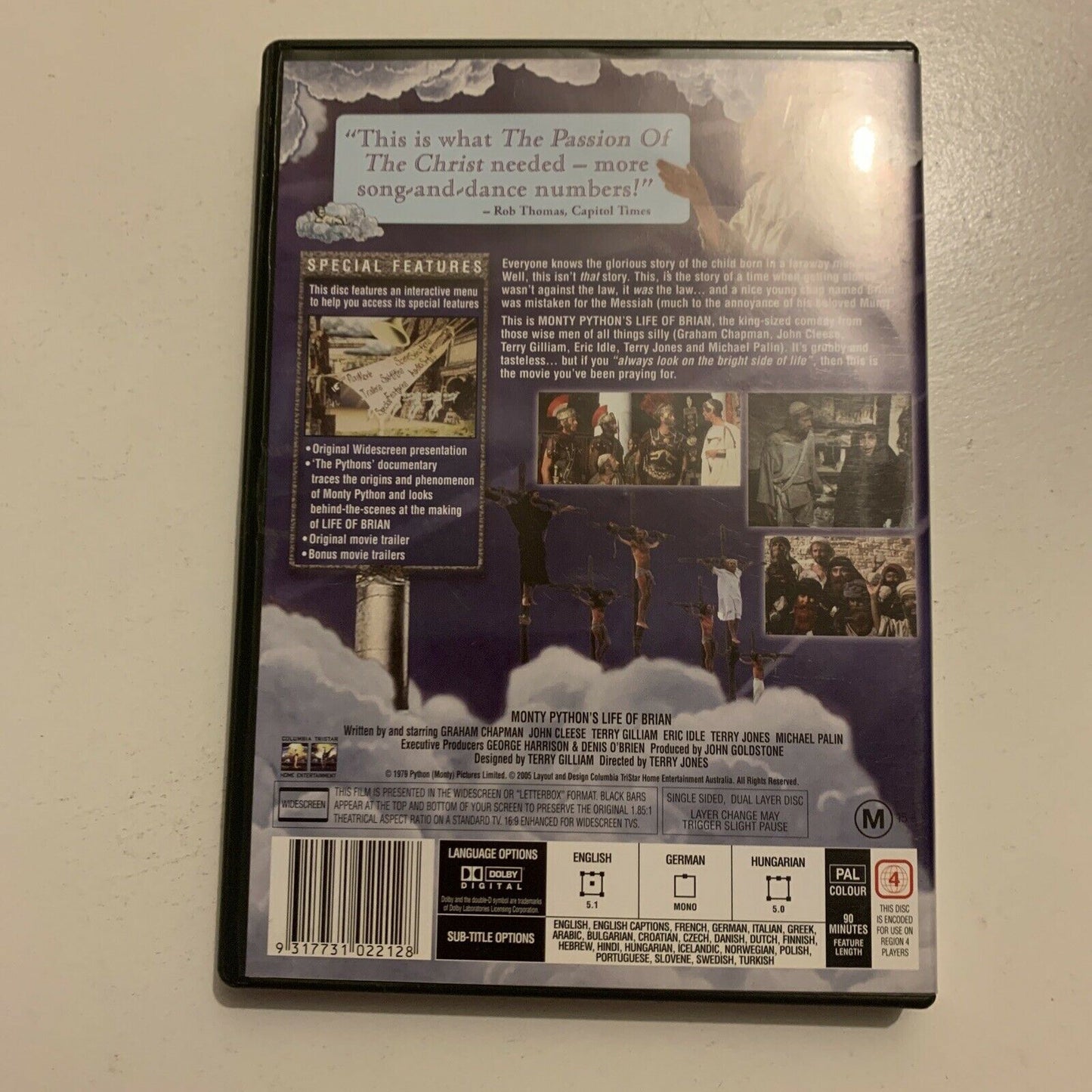 Monty Python's Life Of Brian - Remastered & Resurrected (DVD, 1979) Region 4