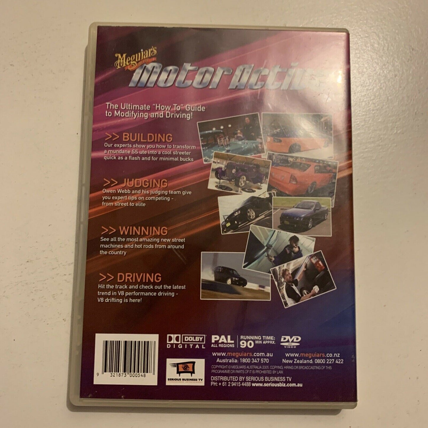 Meguiar's: Motor Active - Street Machine 1 (DVD, 2005) All Regions