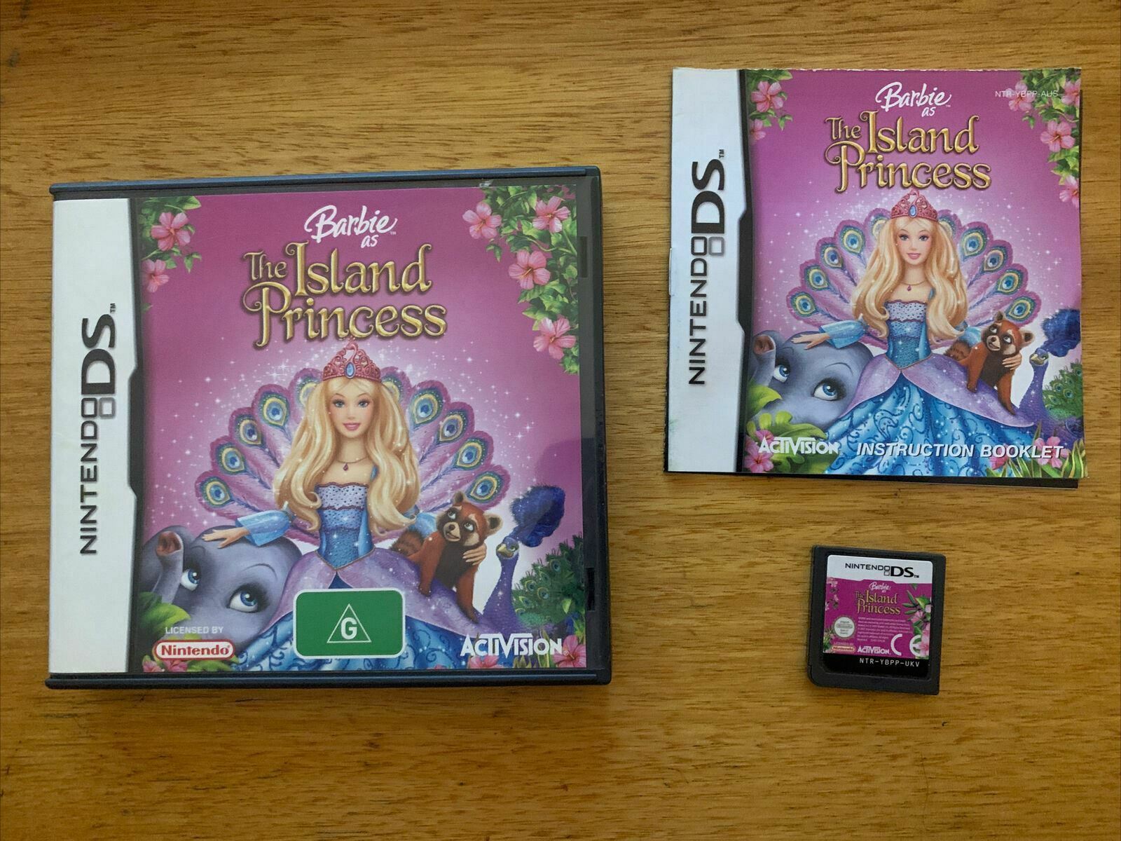 Barbie island princess online ds game