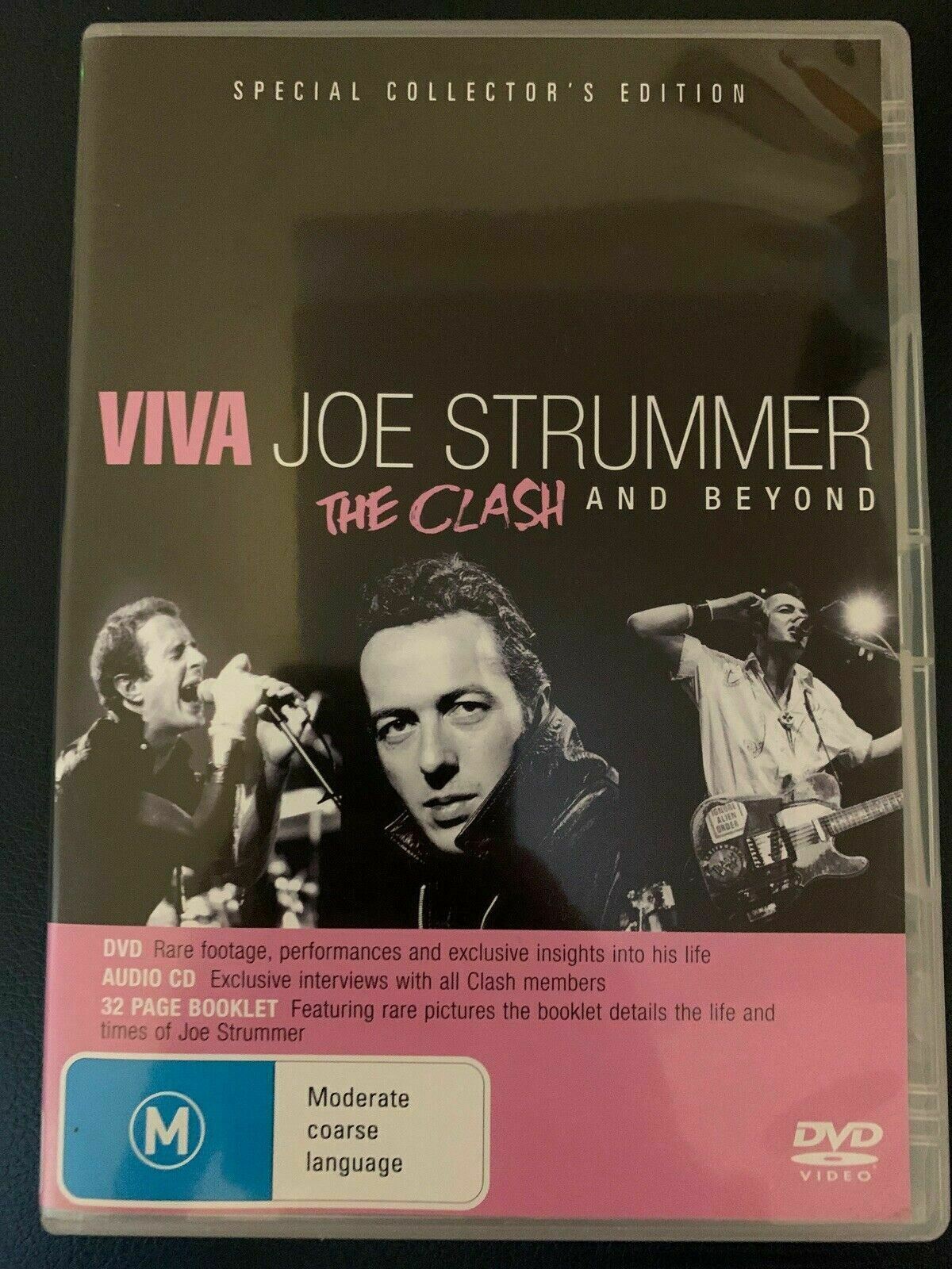 Viva Joe Strummer - The Clash & Beyond (DVD + CD, 2005) Documentary All Regions
