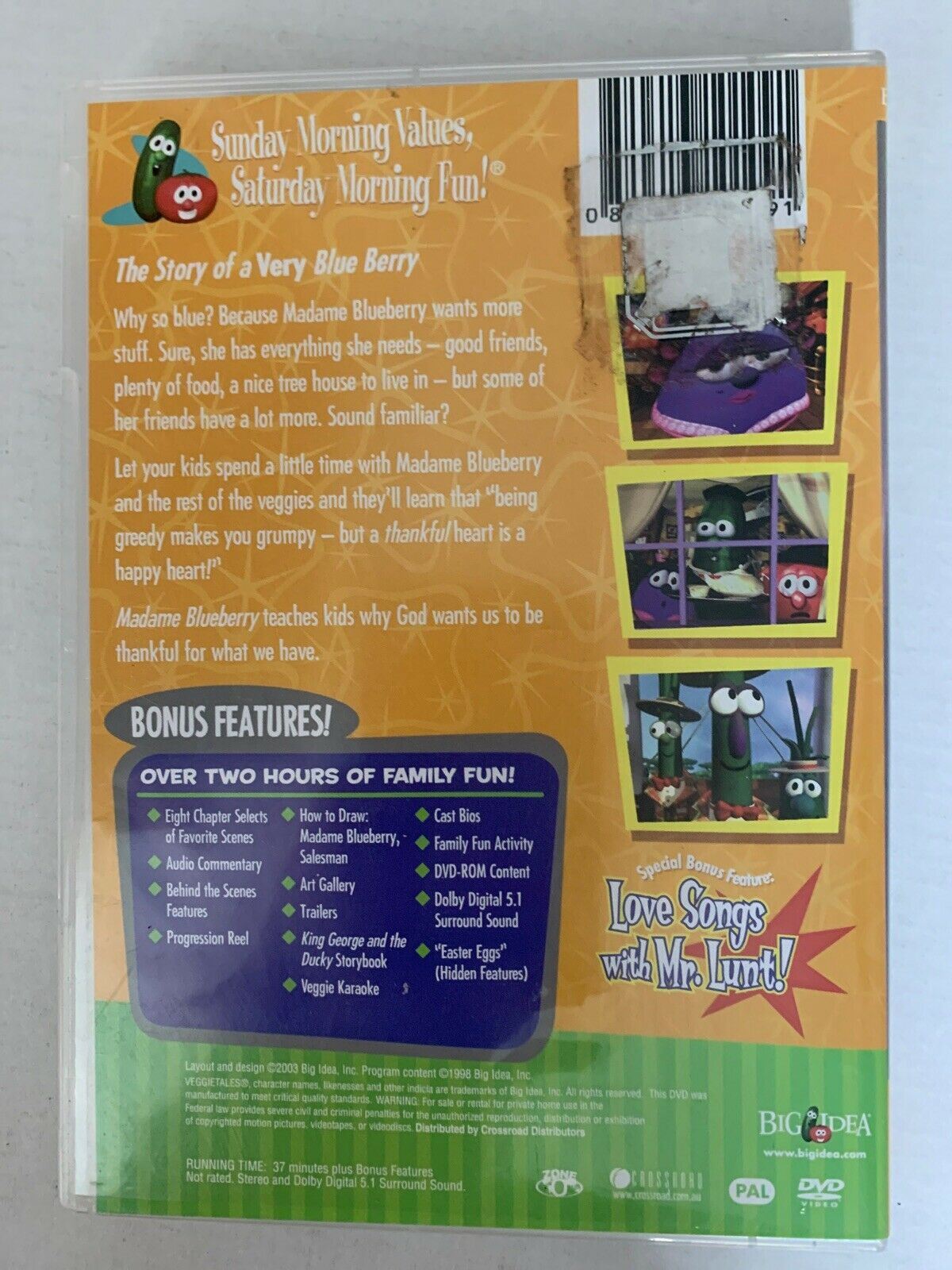 VeggieTales - Madame Blueberry - DVD - All Regions 0