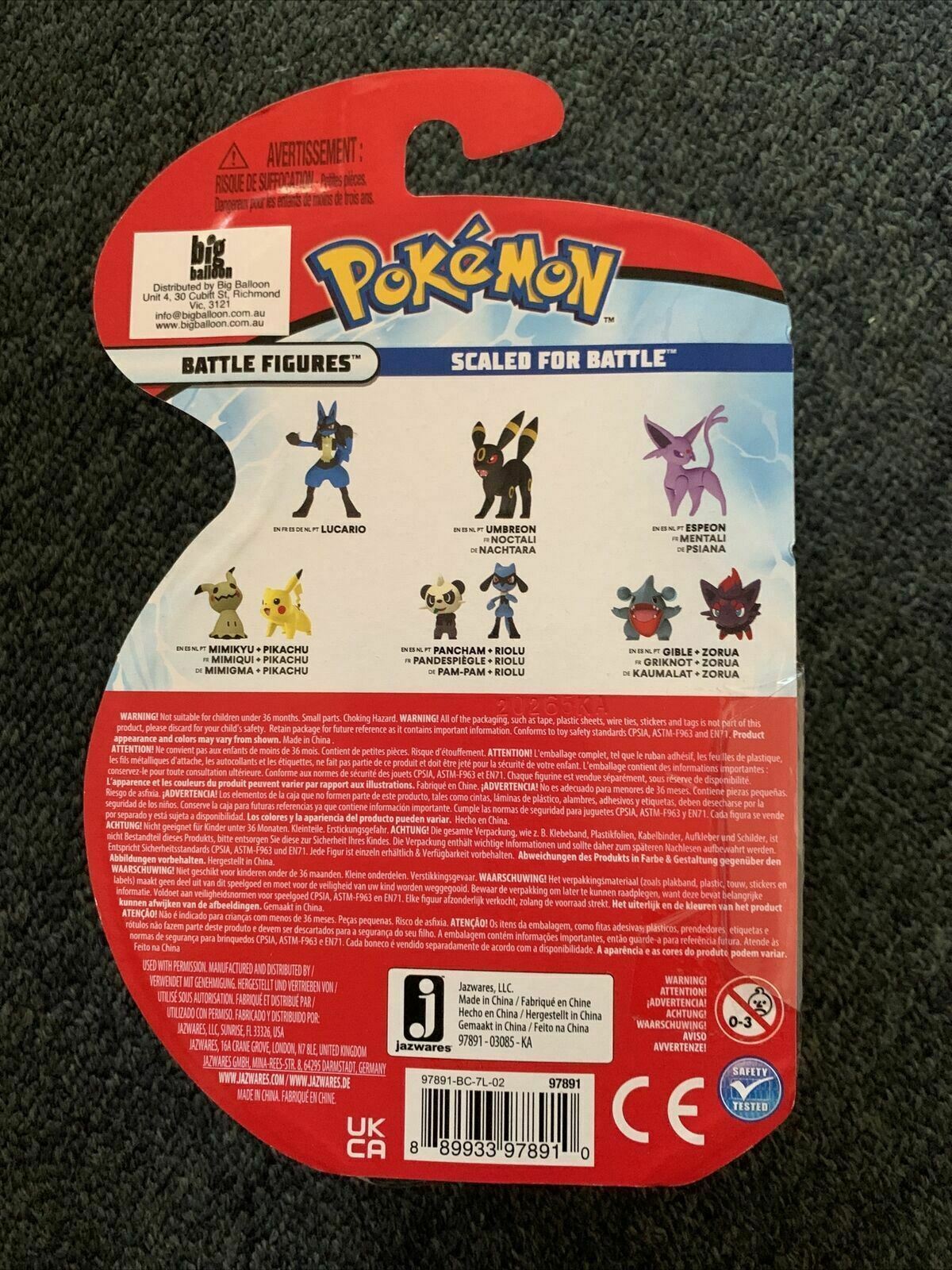 Pokémon Battle Figure Pack - Mimikyu & Pikachu
