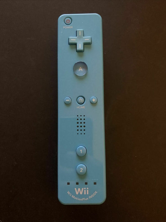 Official Nintendo Wii Remote Plus Built-In MotionPlus for Wii & Wii U *RARE Blue