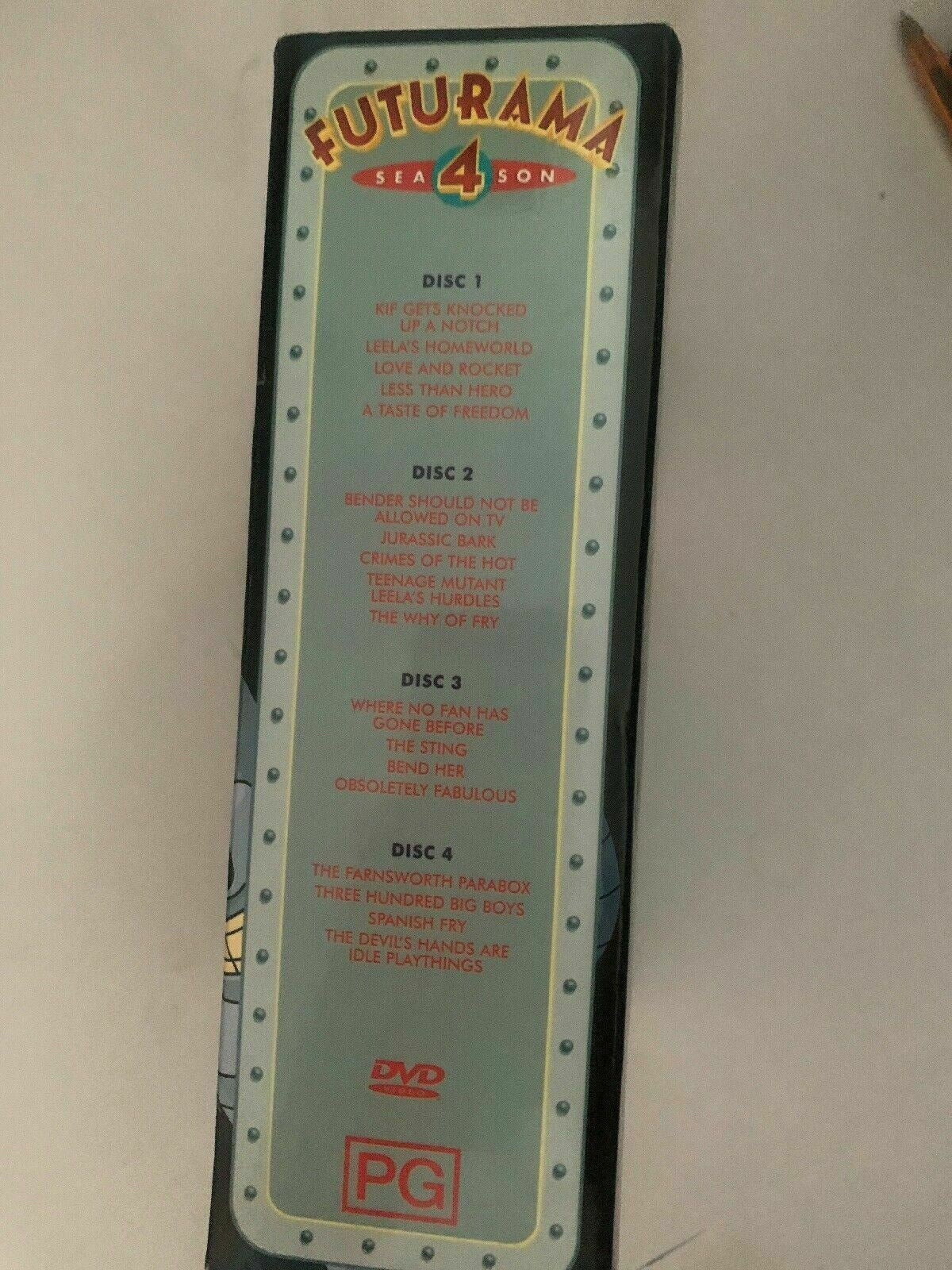 Futurama : The Complete Season 4 Box Set (DVD) Region 4