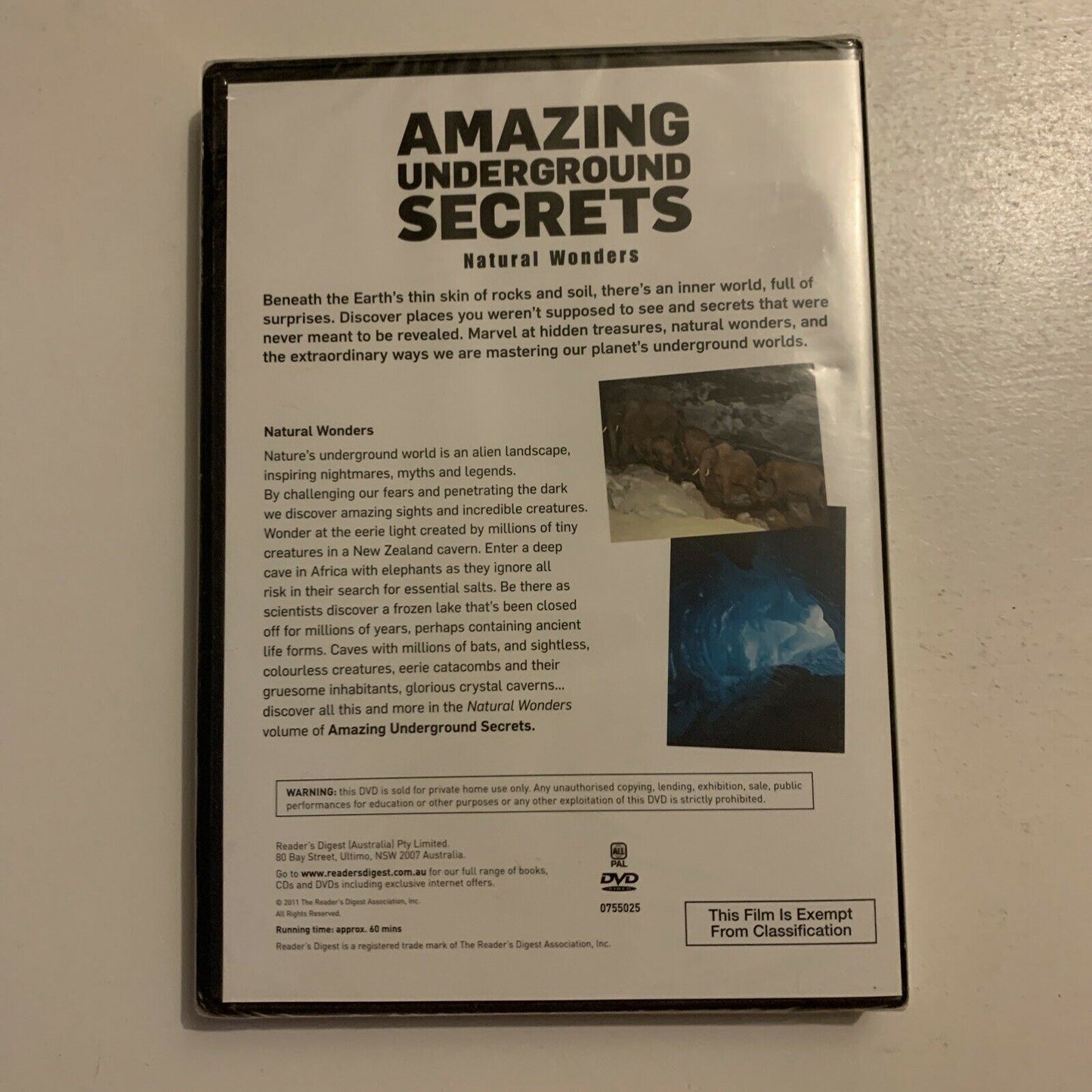 *New Sealed* Amazing Underground Secrets: Natural Wonders (DVD, 2011) All Region