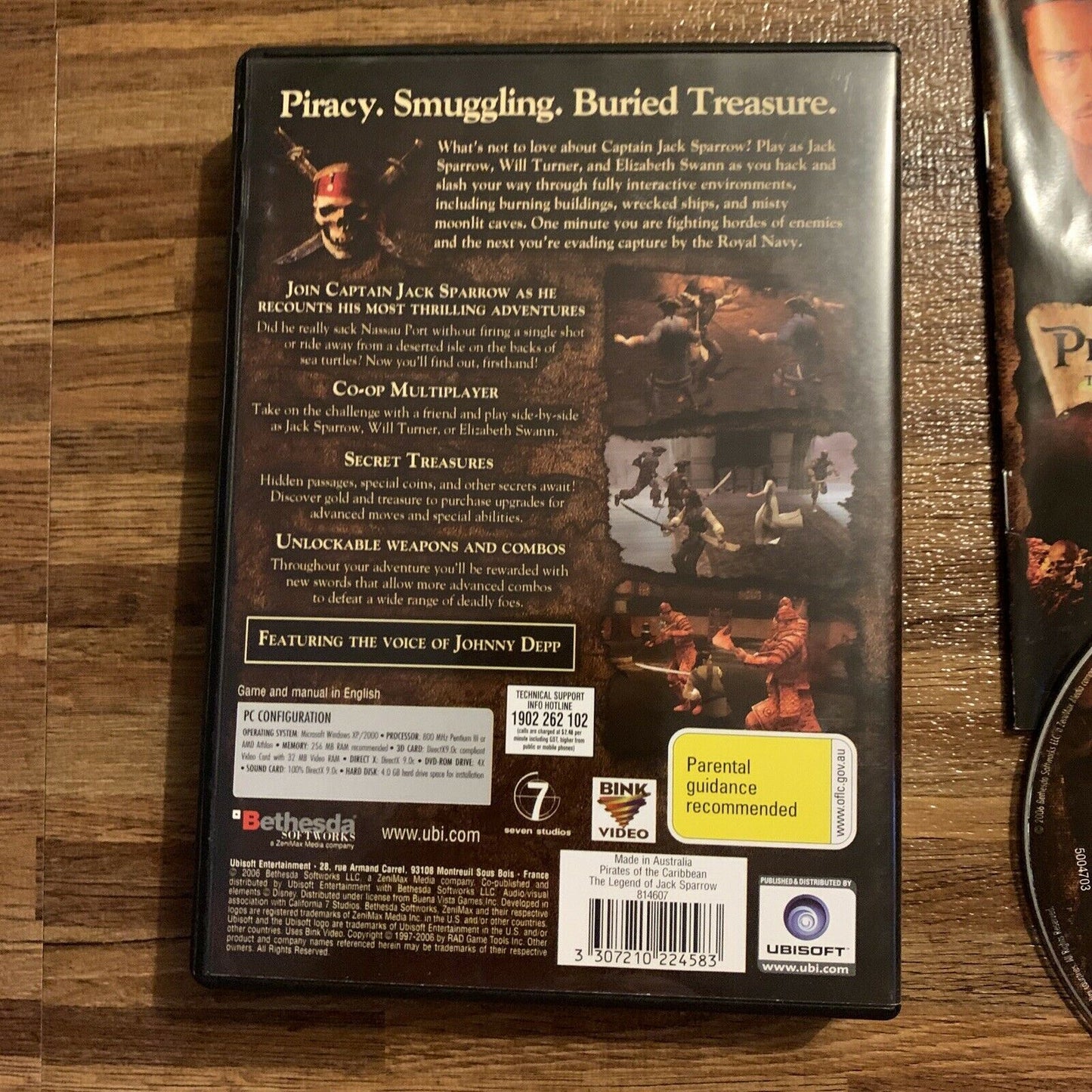 Pirates Of The Caribbean - The Legend Of Jack Sparrow PC DVD-ROM Video Game