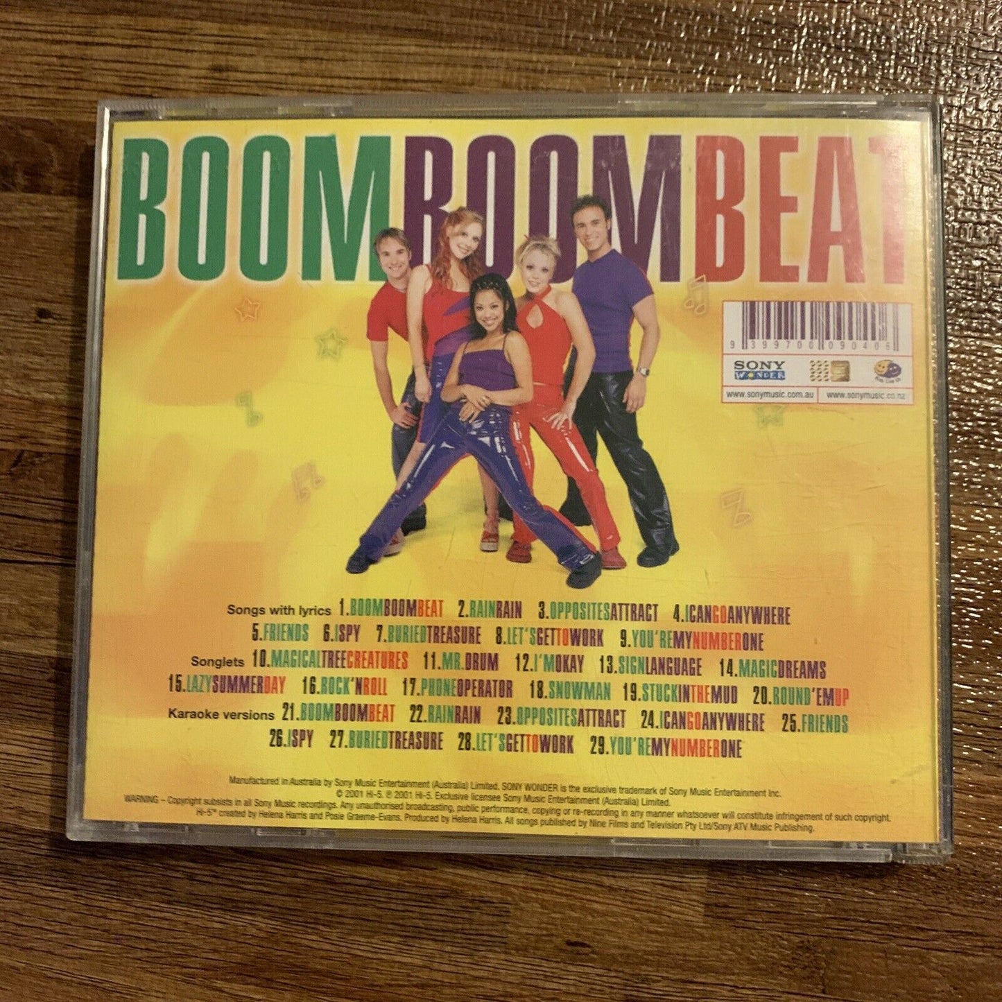 Hi-5 – Boom Boom Beat (CD, 2001)