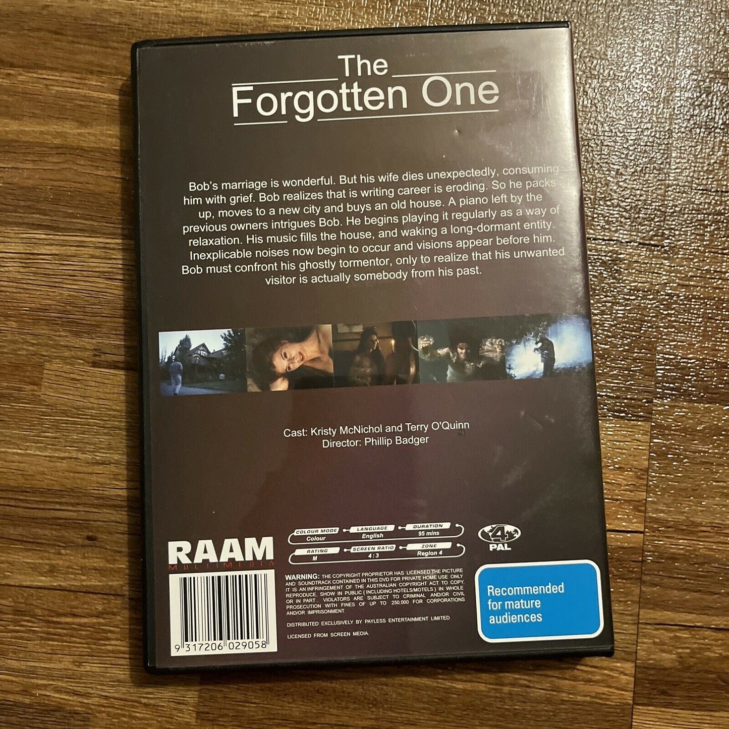The Forgotten One (DVD, 1989) Kristy McNichol, Terry O'quinn, Region 4