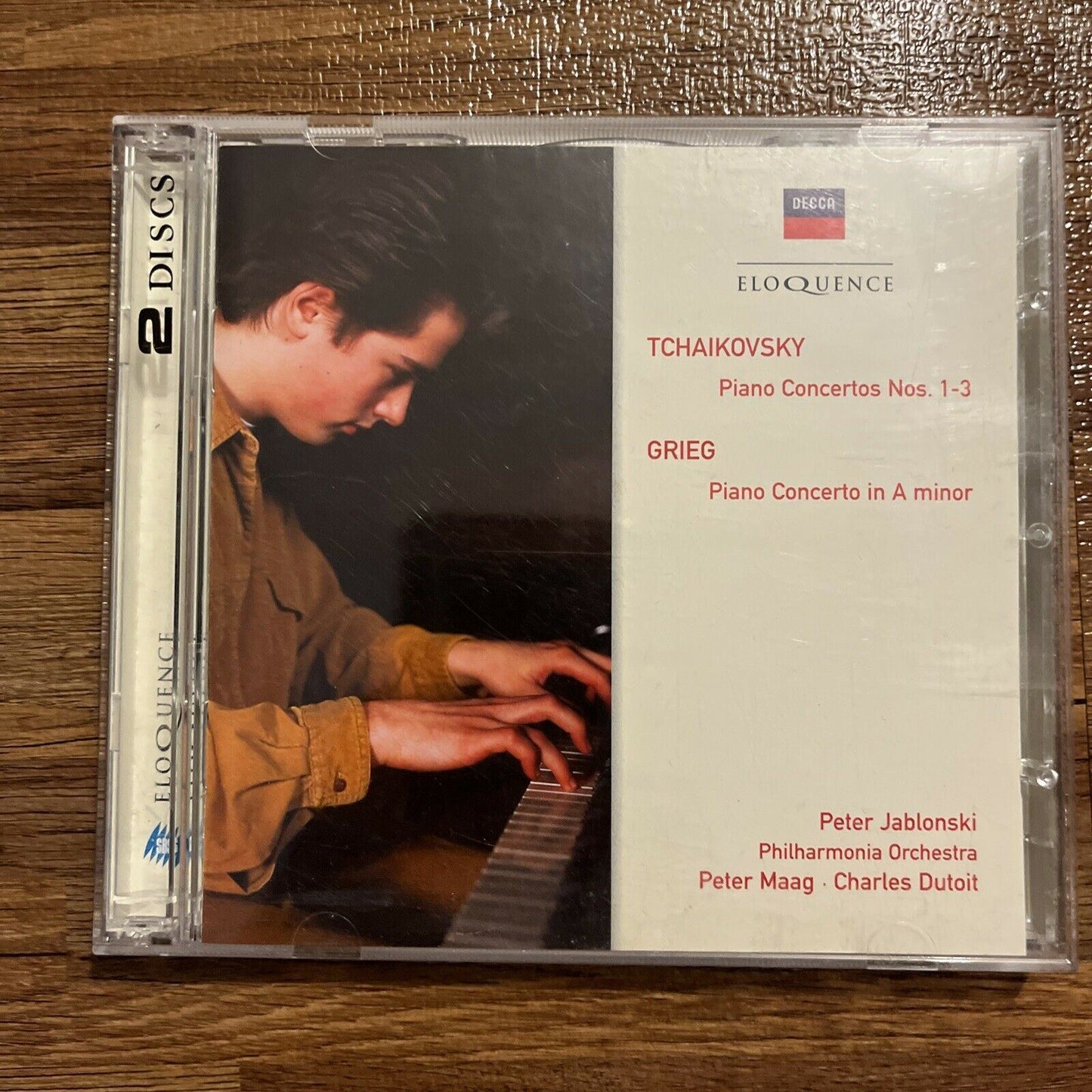 Eloquence Tchaikovsky: Piano Concertos Nos. 1-3 Grieg: Piano Concerto (CD, 2008)