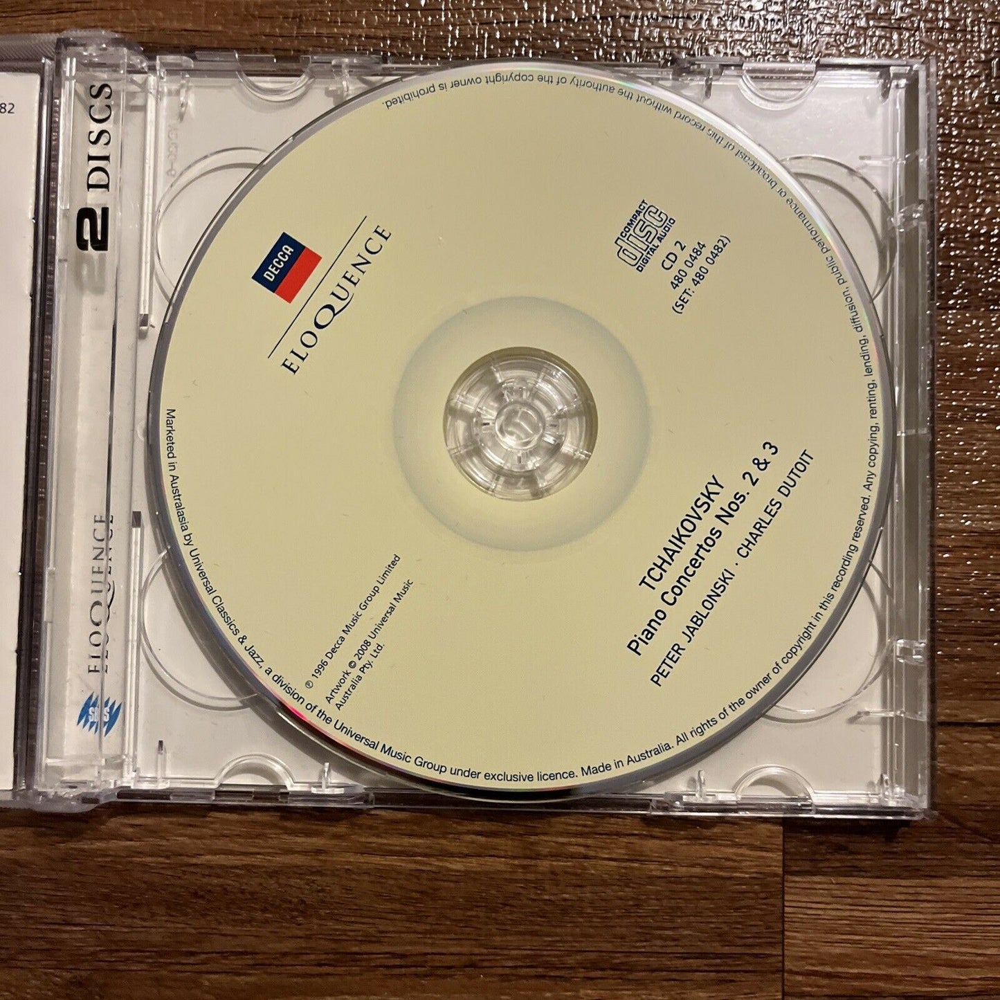 Eloquence Tchaikovsky: Piano Concertos Nos. 1-3 Grieg: Piano Concerto (CD, 2008)