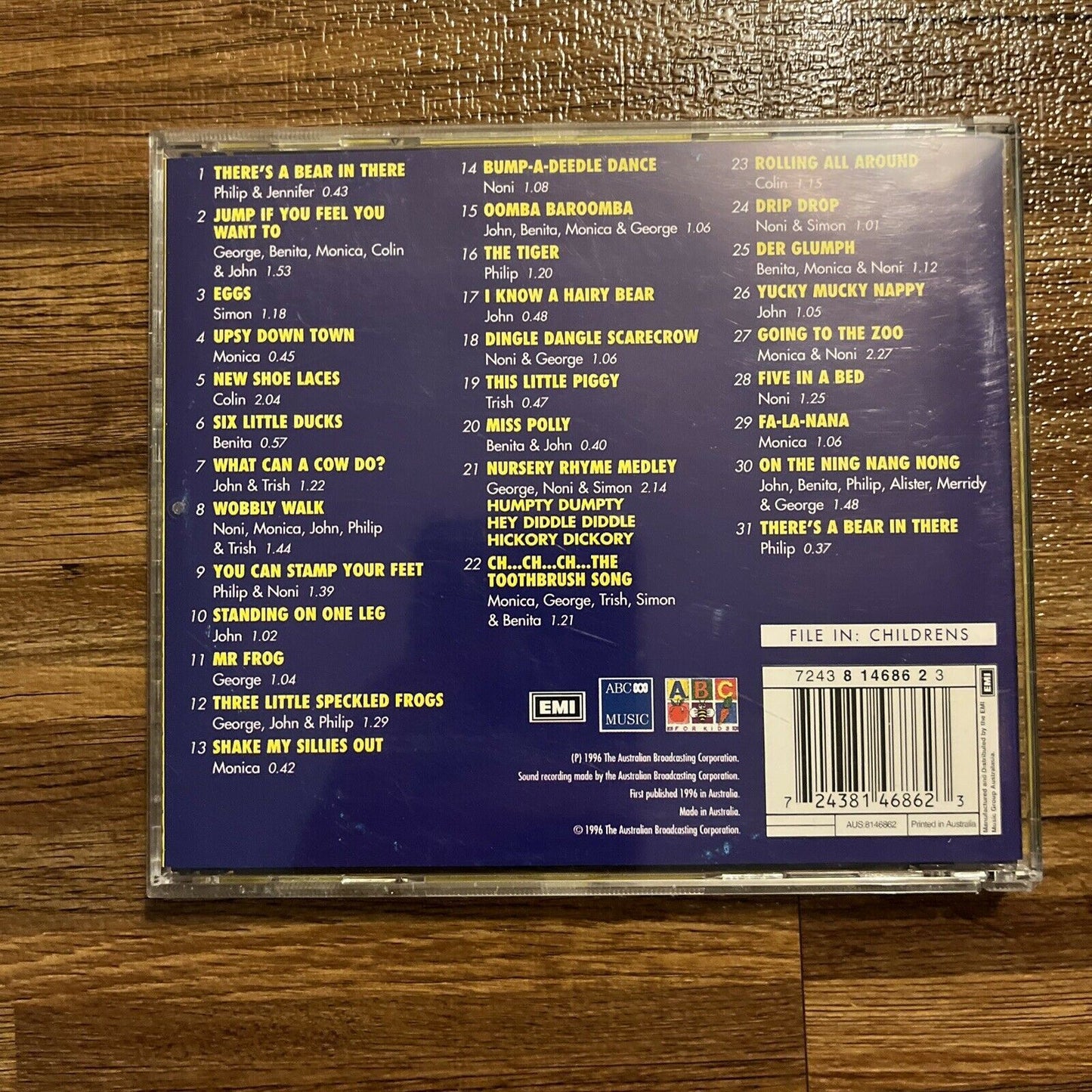 Play School Favourites - ABC For Kids (CD, 1996)