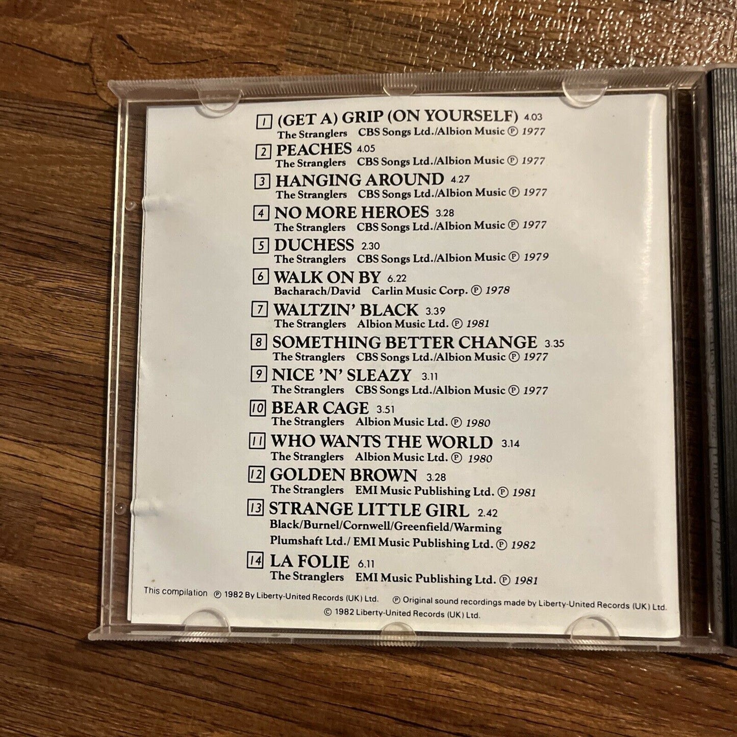The Stranglers - Collection 1977-1982 (CD, 1989)