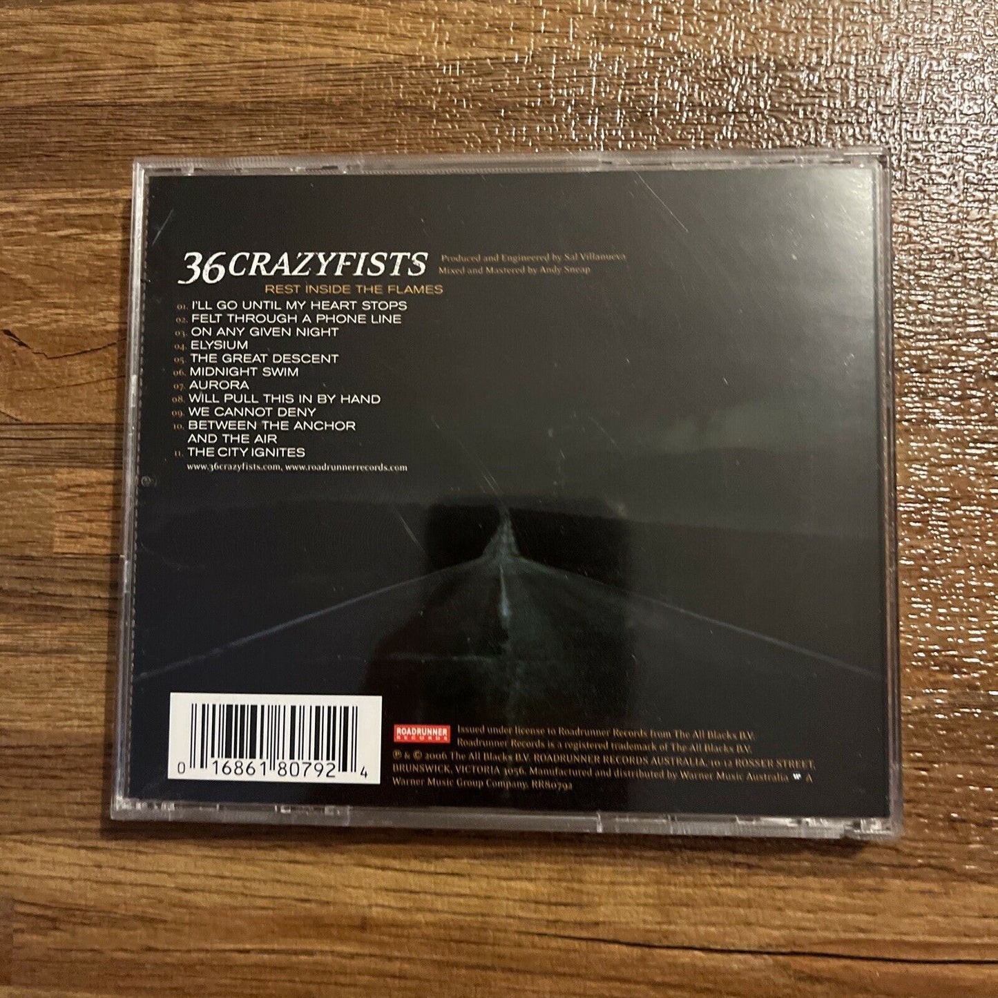 36 Crazyfists - Rest Inside the Flames (CD, 2006)