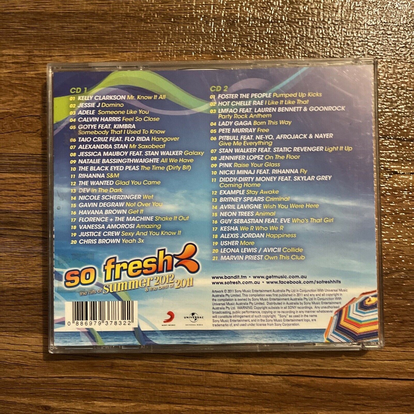 So Fresh - The Hits Of Summer 2012 + The Best Of 2011 (CD, 2012, 2-Disc)