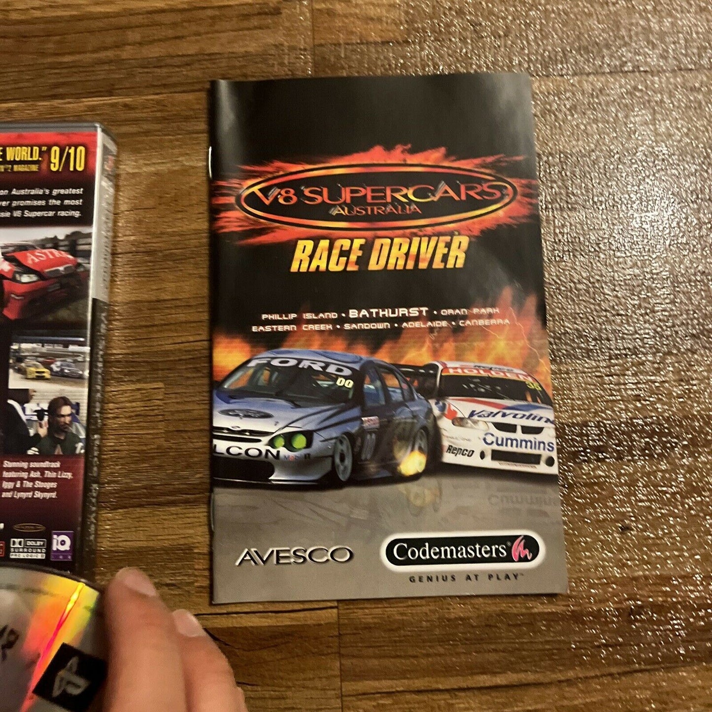 V8 Supercars Australia Race Driver ~ PS2 GAME ~ PAL ~ Complete with Manual