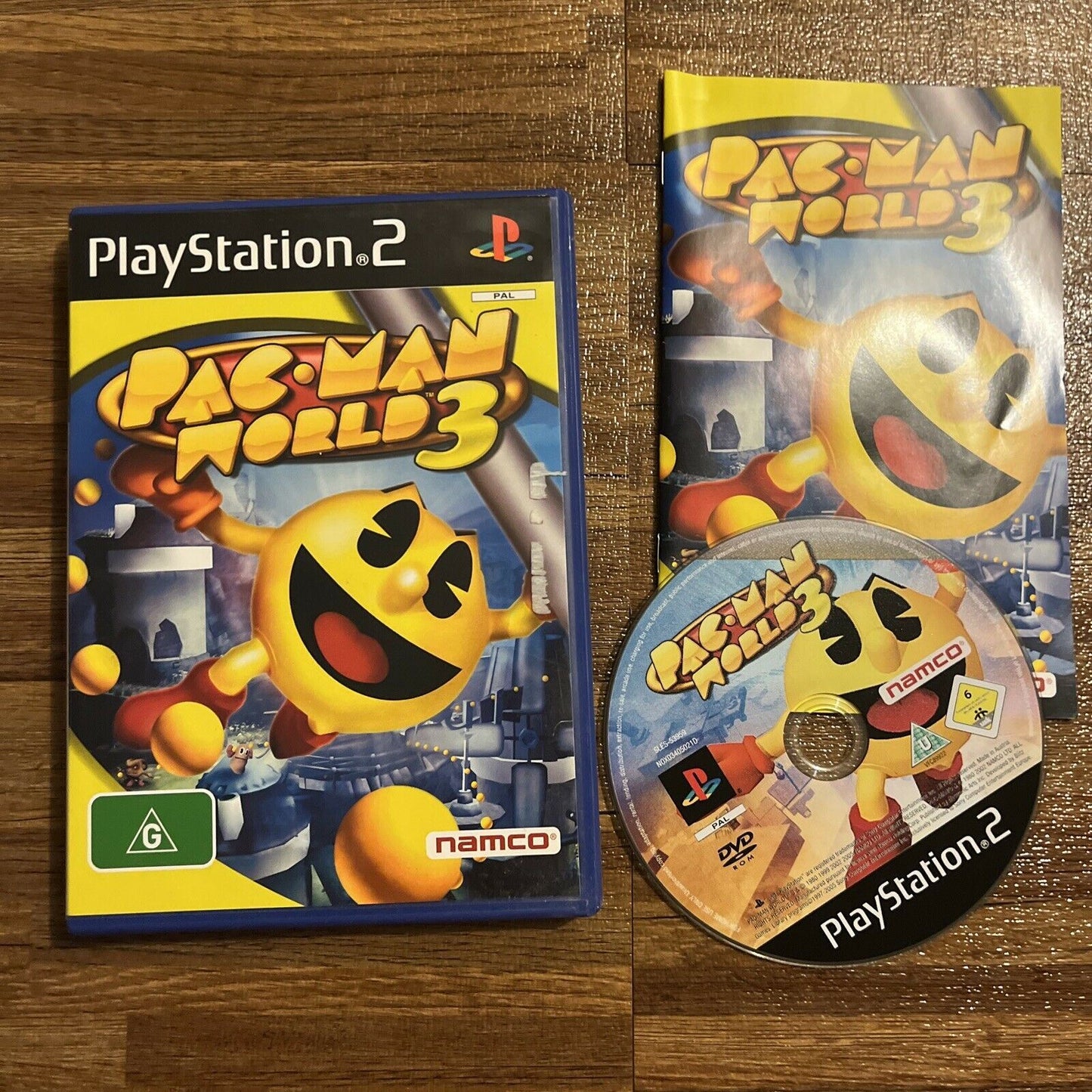 Pac-Man World 3 PlayStation 2 PS2 With Manual PAL