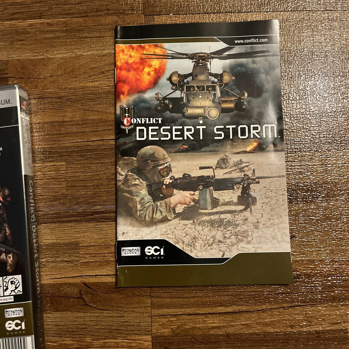Conflict Desert Storm Sony PlayStation 2 PS2 Game PAL Platinum With Manual