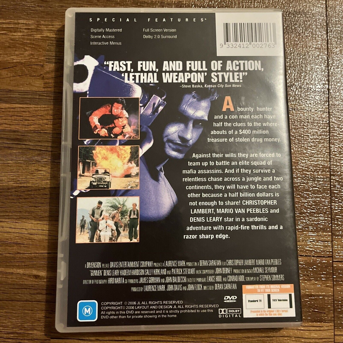 Gunmen (DVD, 2006) Christopher Lambert, Mario Van Peebles. All Regions