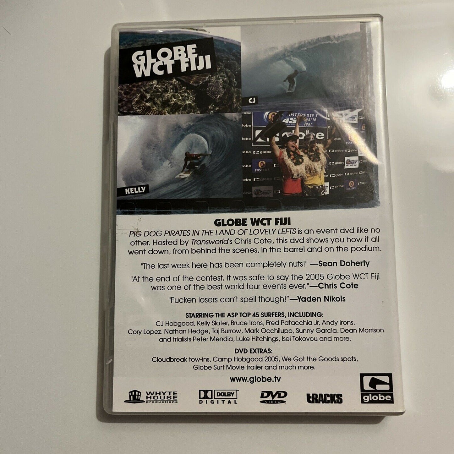 Globe WCT Fiji - Pig-Dog Pirates In The Land Of Lovely Lefts (DVD, 2005)