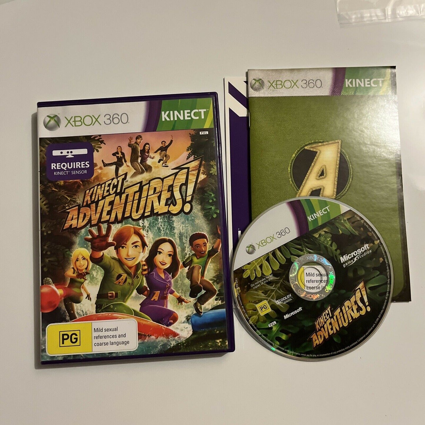Kinect Adventures! Xbox 360 With Manual PAL