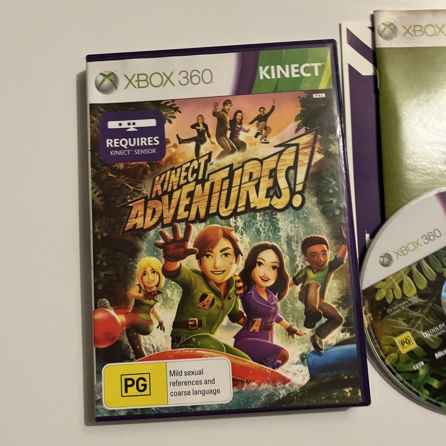 Kinect Adventures! Xbox 360 With Manual PAL