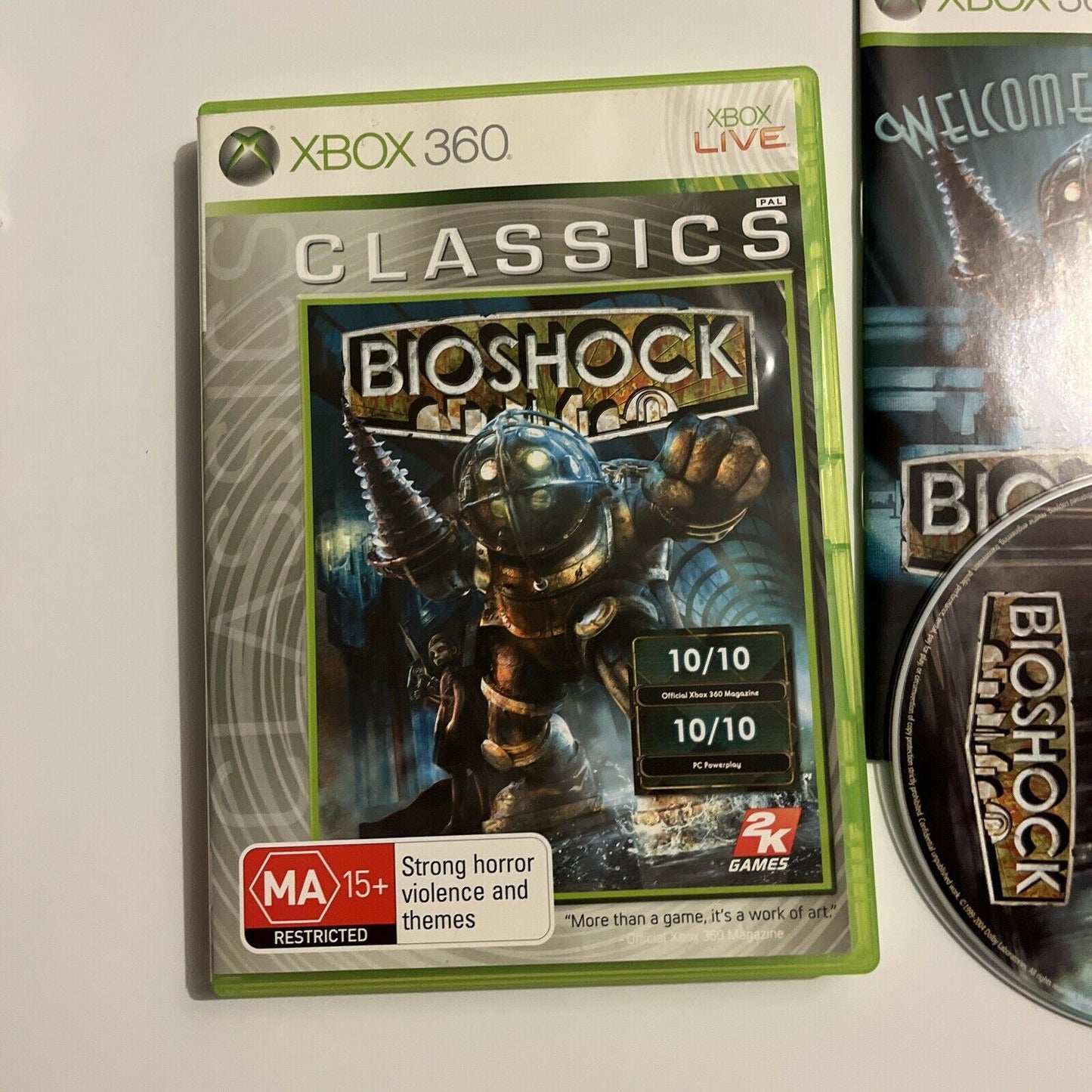 Bioshock Xbox 360 Game Complete With Manual PAL