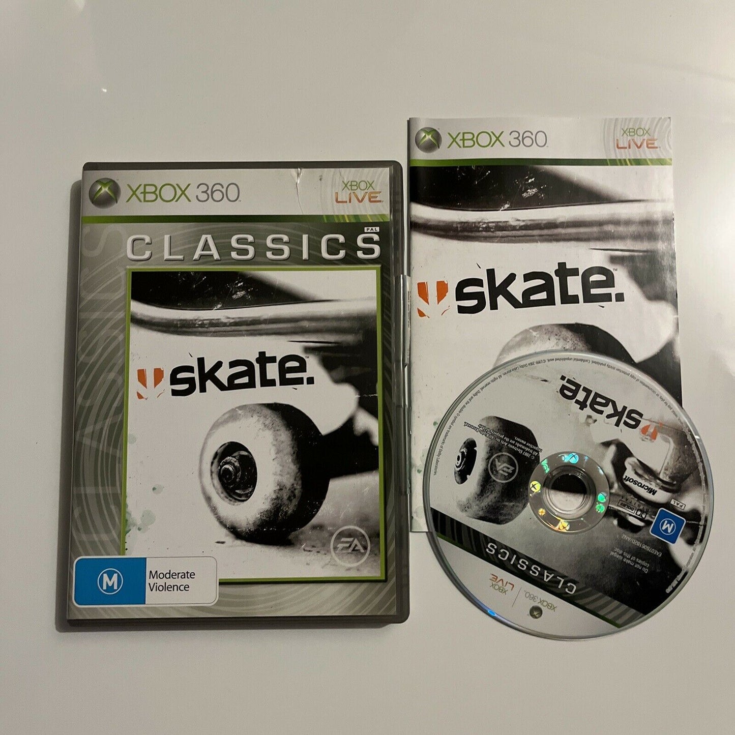 SKATE - Xbox 360 With Manual PAL