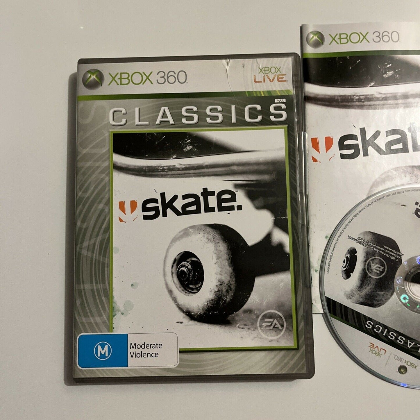 SKATE - Xbox 360 With Manual PAL