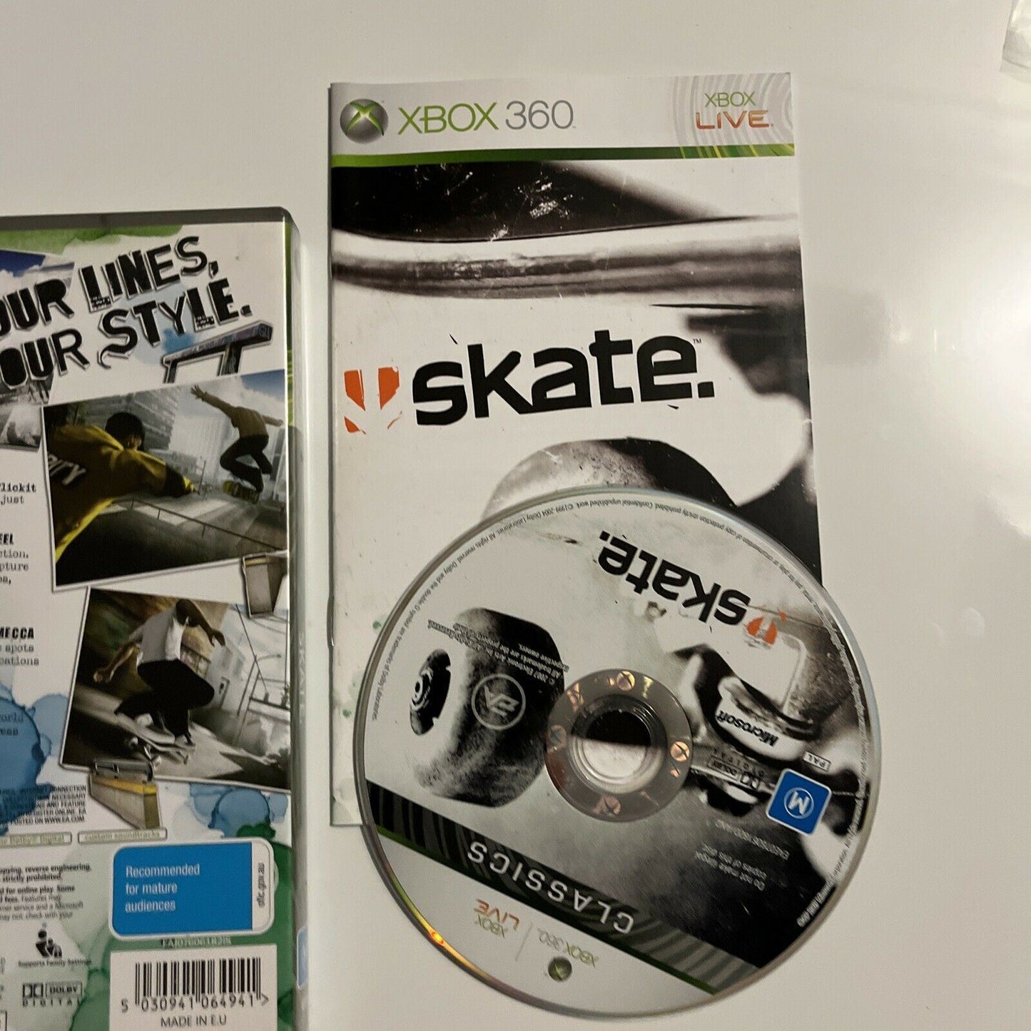 SKATE - Xbox 360 With Manual PAL