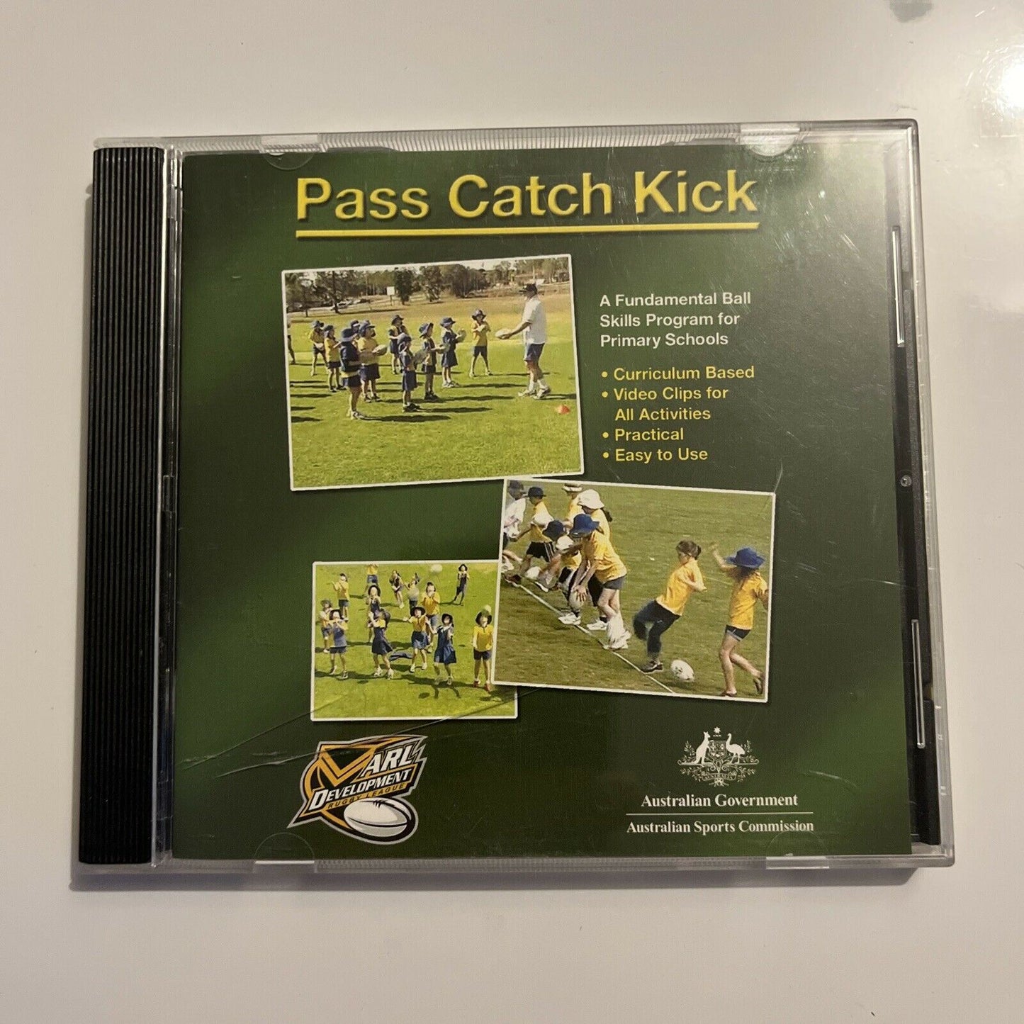 ARL Development Rugby League - Pass Catch Kick PC CDROM 2002 WinXP