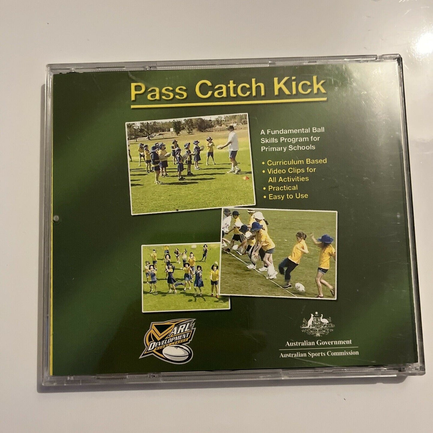 ARL Development Rugby League - Pass Catch Kick PC CDROM 2002 WinXP
