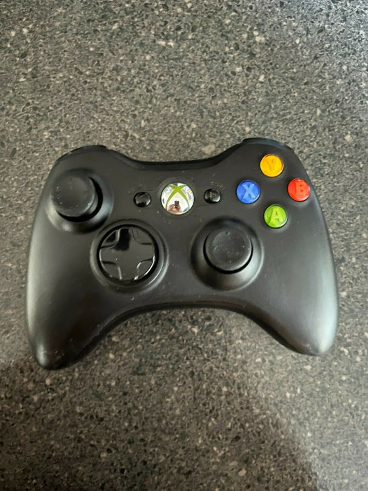 Genuine Microsoft Xbox 360 Wireless Controller Black Model 1403 Tested Working
