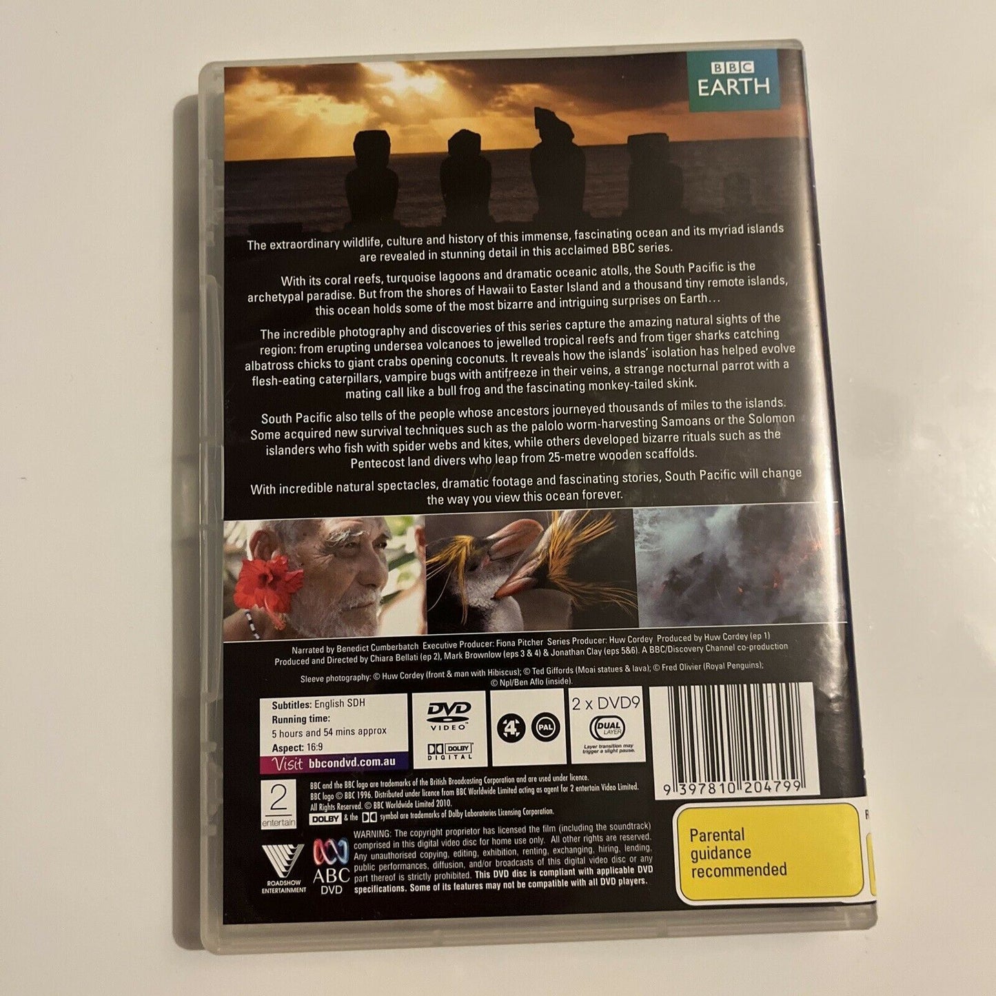 BBC Earth: South Pacific (DVD, 2009, 2-Disc) Region 4