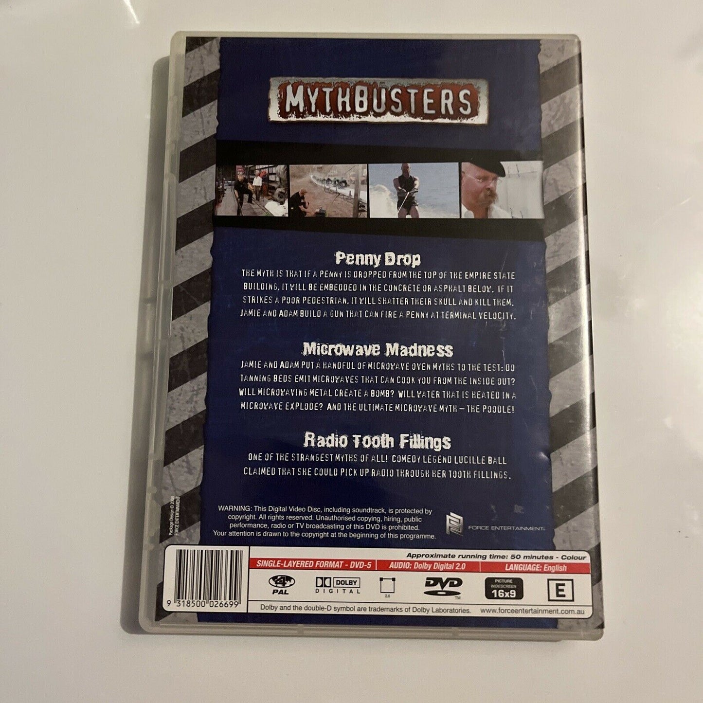 MythBusters - Special Edition 18 & 20 (DVD, 2-Disc) Region 4
