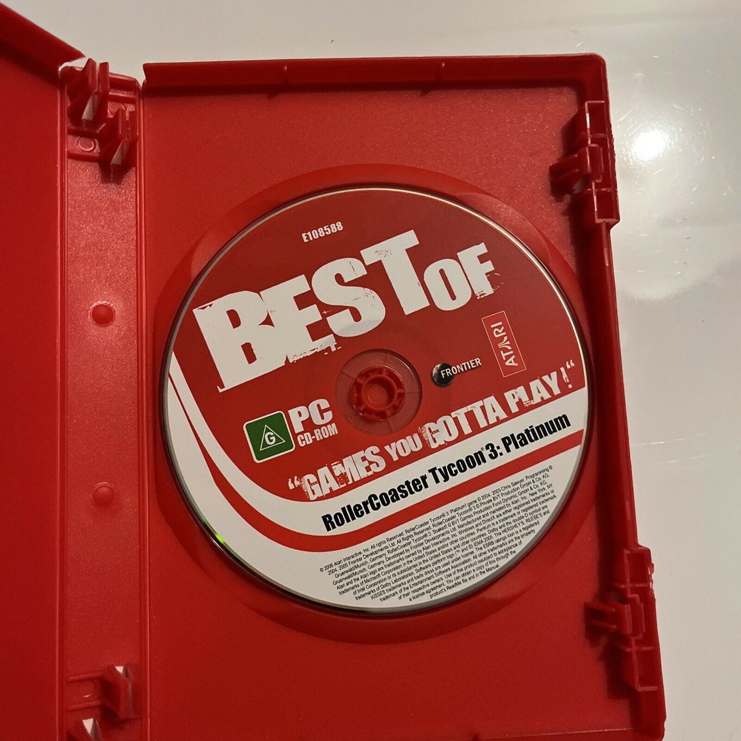 Rollercoaster Tycoon 3 Platinum PC CD-ROM