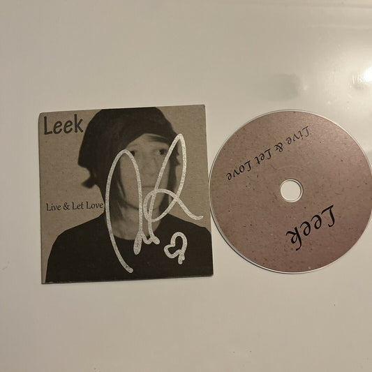 *Autographed* Leek - Live & Let Love (CD, 2010)