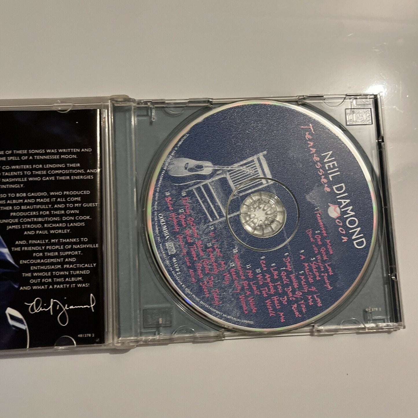 Neil Diamond - Tennessee Moon (CD, 1995)