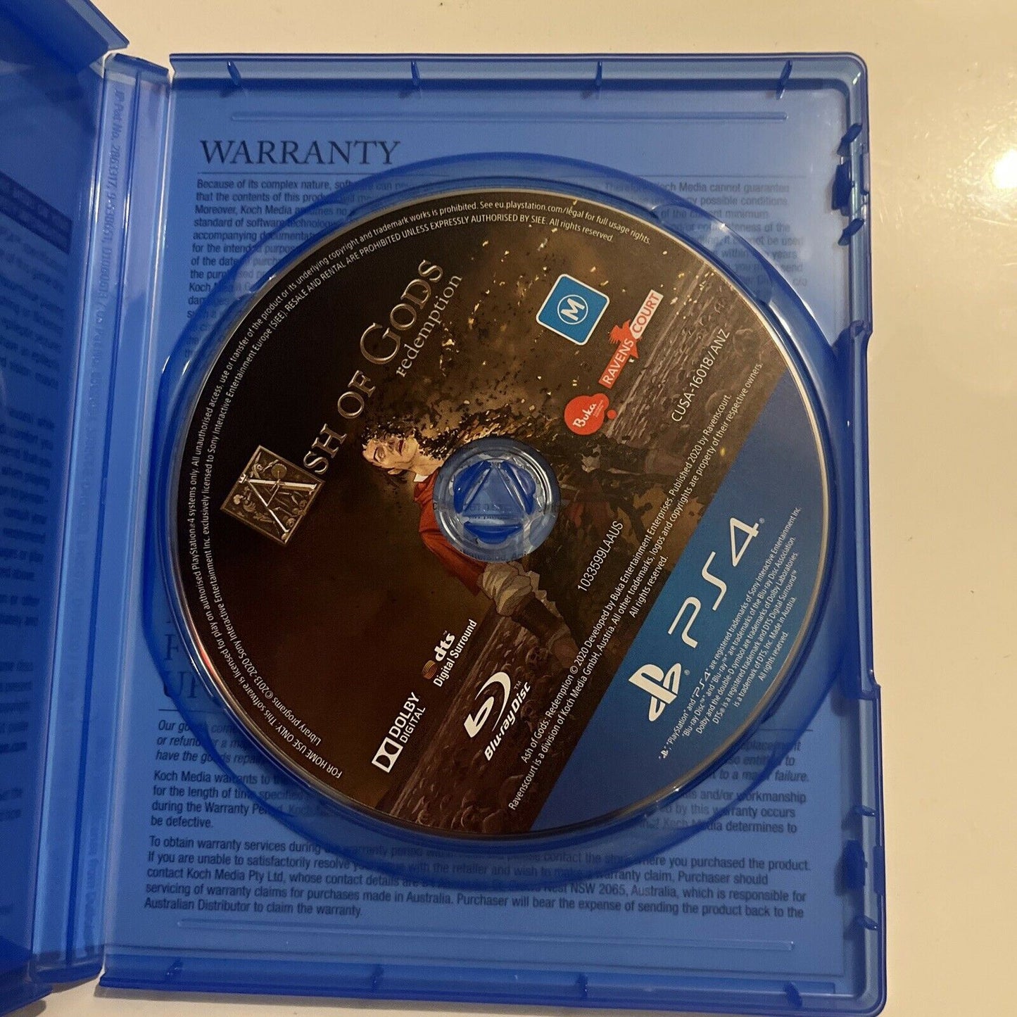 Ash of Gods Redemption PS4 Game Sony PlayStation 4