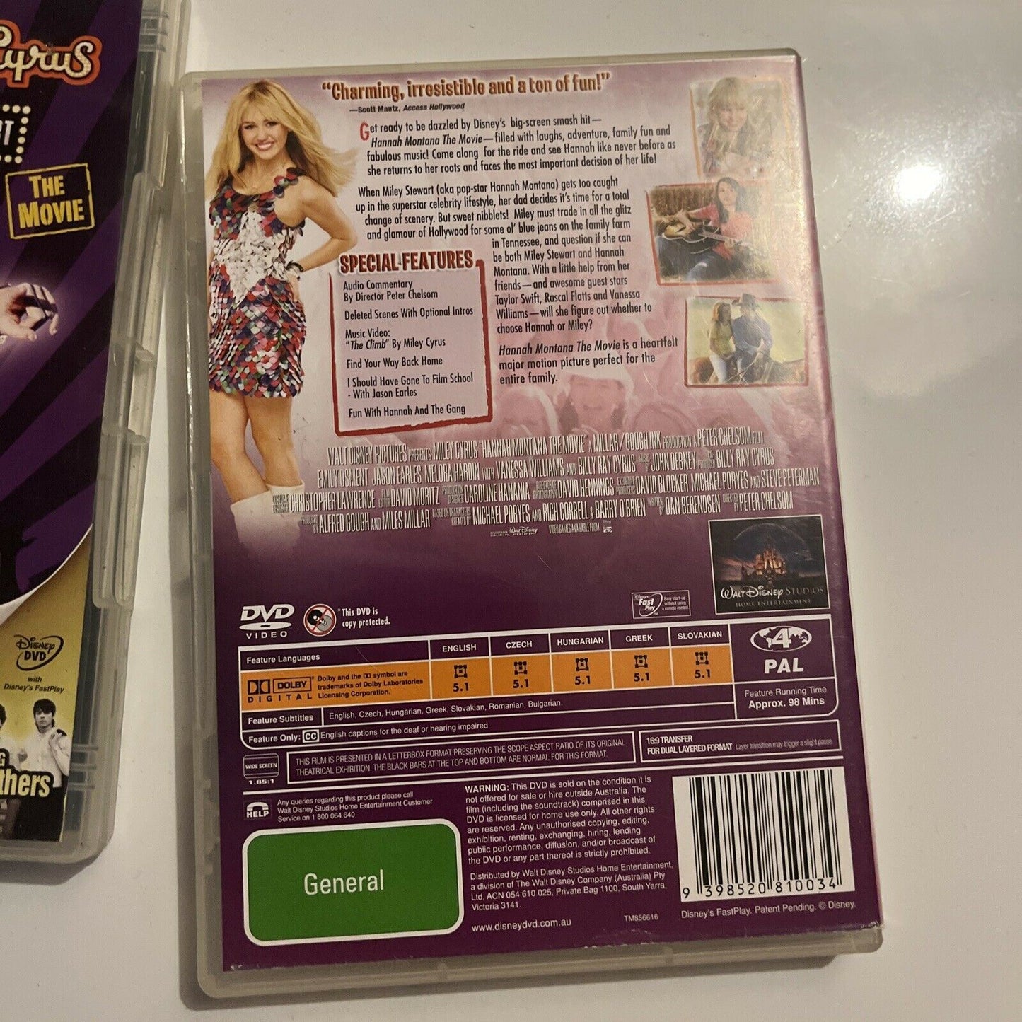 Hannah Montana & Miley Cyrus Best Of Both Worlds Concert Tour / The Movie (DVD)